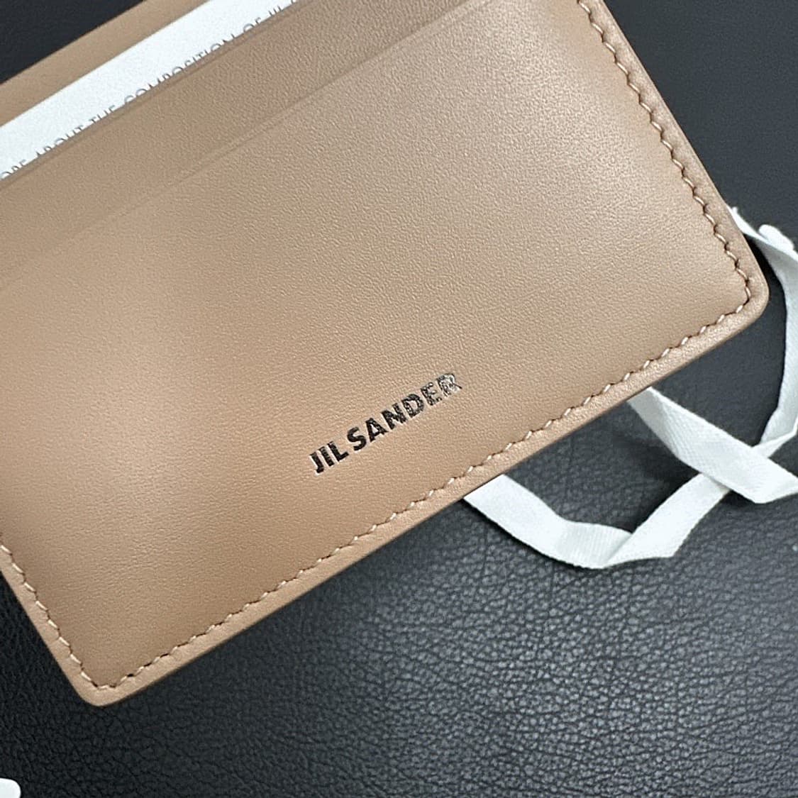(정품/새상품) JIL SANDER 질 샌더 브라운 로고 카드지갑 상품이미지4