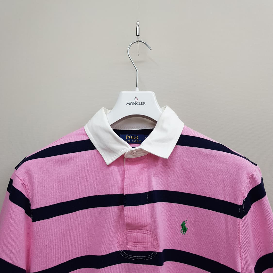 폴로 랄프로렌 아이코닉 럭비 반팔 셔츠 L사이즈 상품이미지3