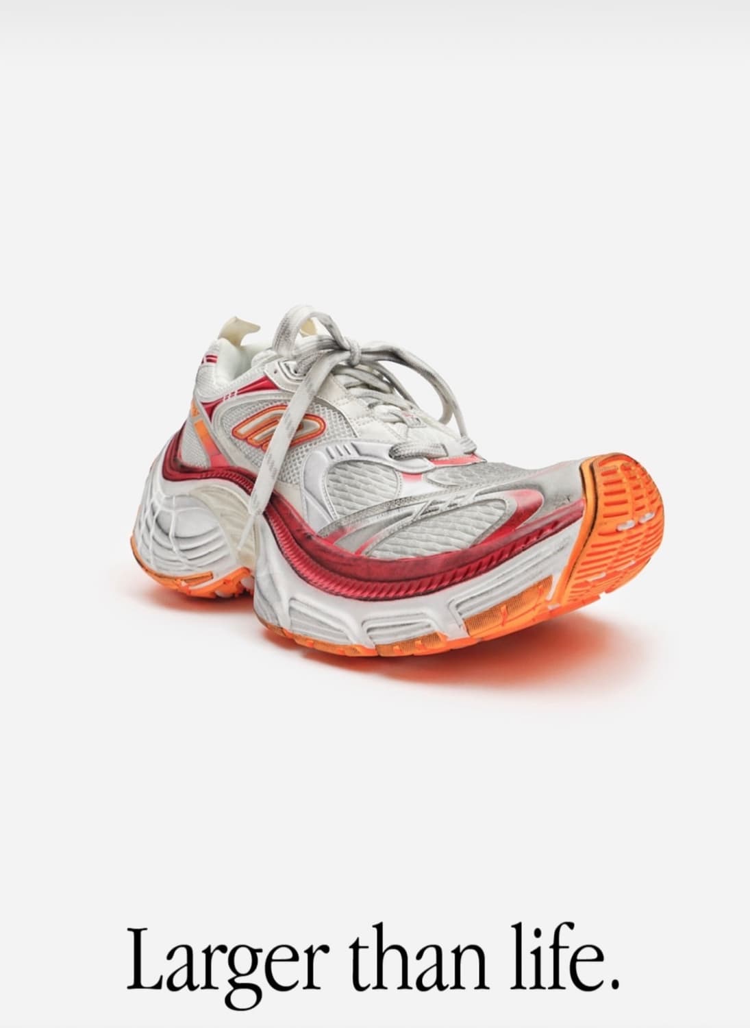 [44] 발렌시아가 10XL 흰색주황 뎀나착용 상품이미지2