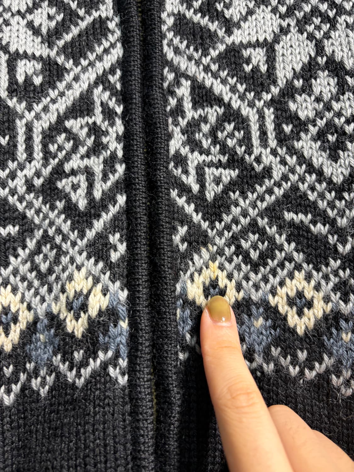 [m] Dale of norway 데일오브노르웨이 울 100% 니트집업 상품이미지4