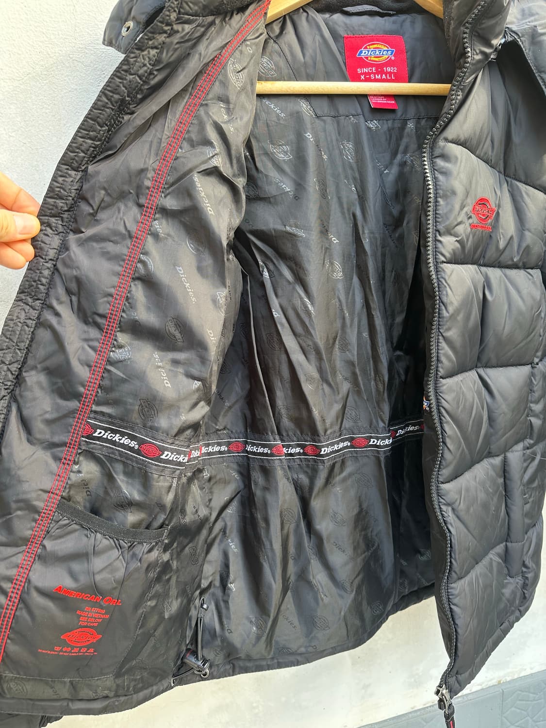 [디키즈] •Dickies Logo Hooded Puffer Jacket 상품이미지4