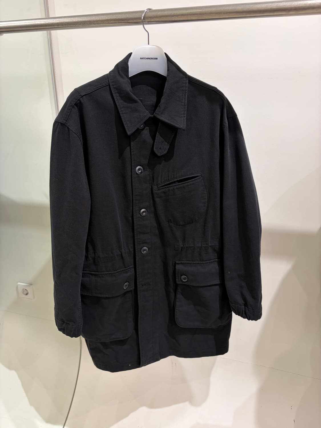 해칭룸 밀 코트 black 3사이즈 상품이미지3