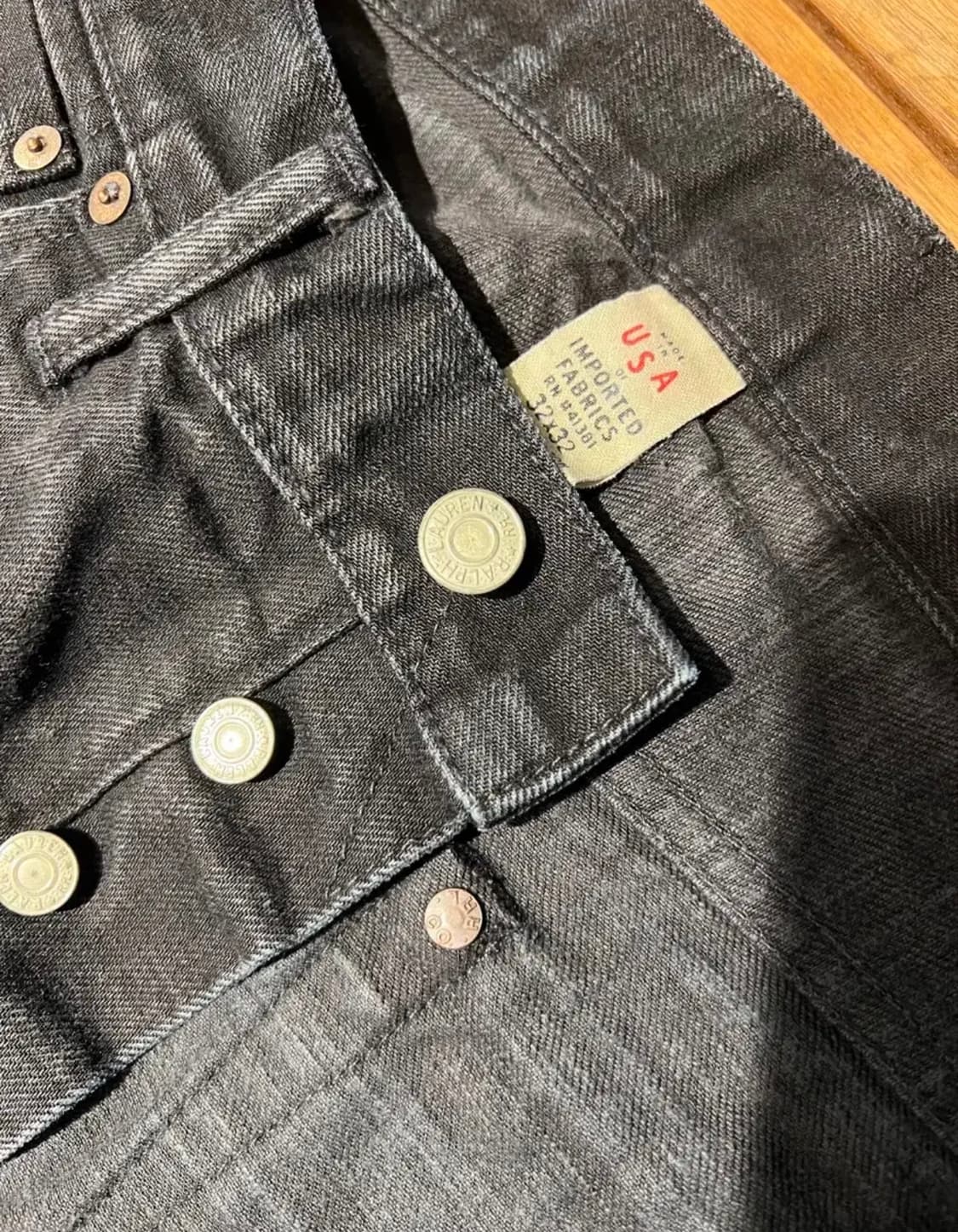 RRL 더블알엘 블랙 셀비지 슬림핏 32/32 상품이미지8