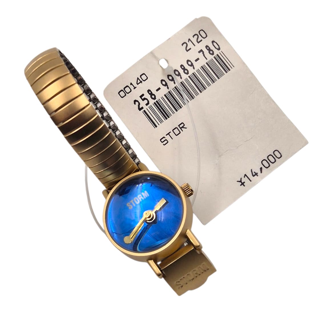 90s 영국 스톰 스페이스 에이지 블루 반구 시계 상품이미지3