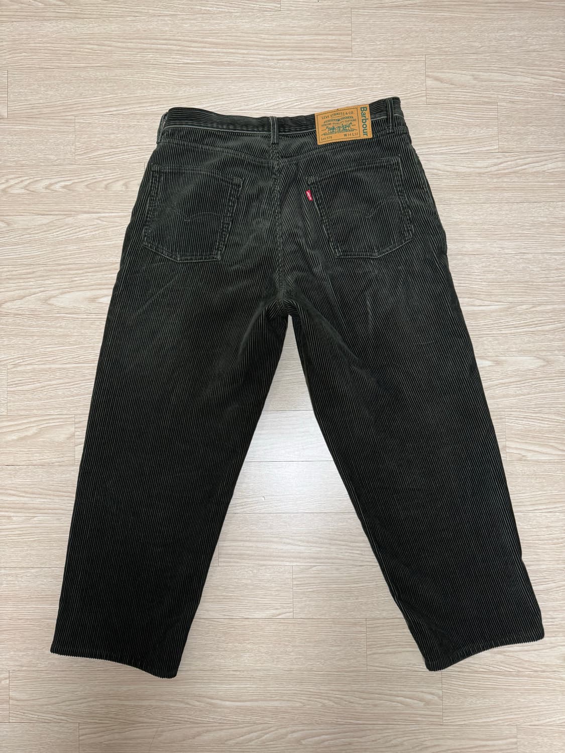 리바이스 x 바버 콜라보 578 배기 코듀로이 트라우저 상품이미지2