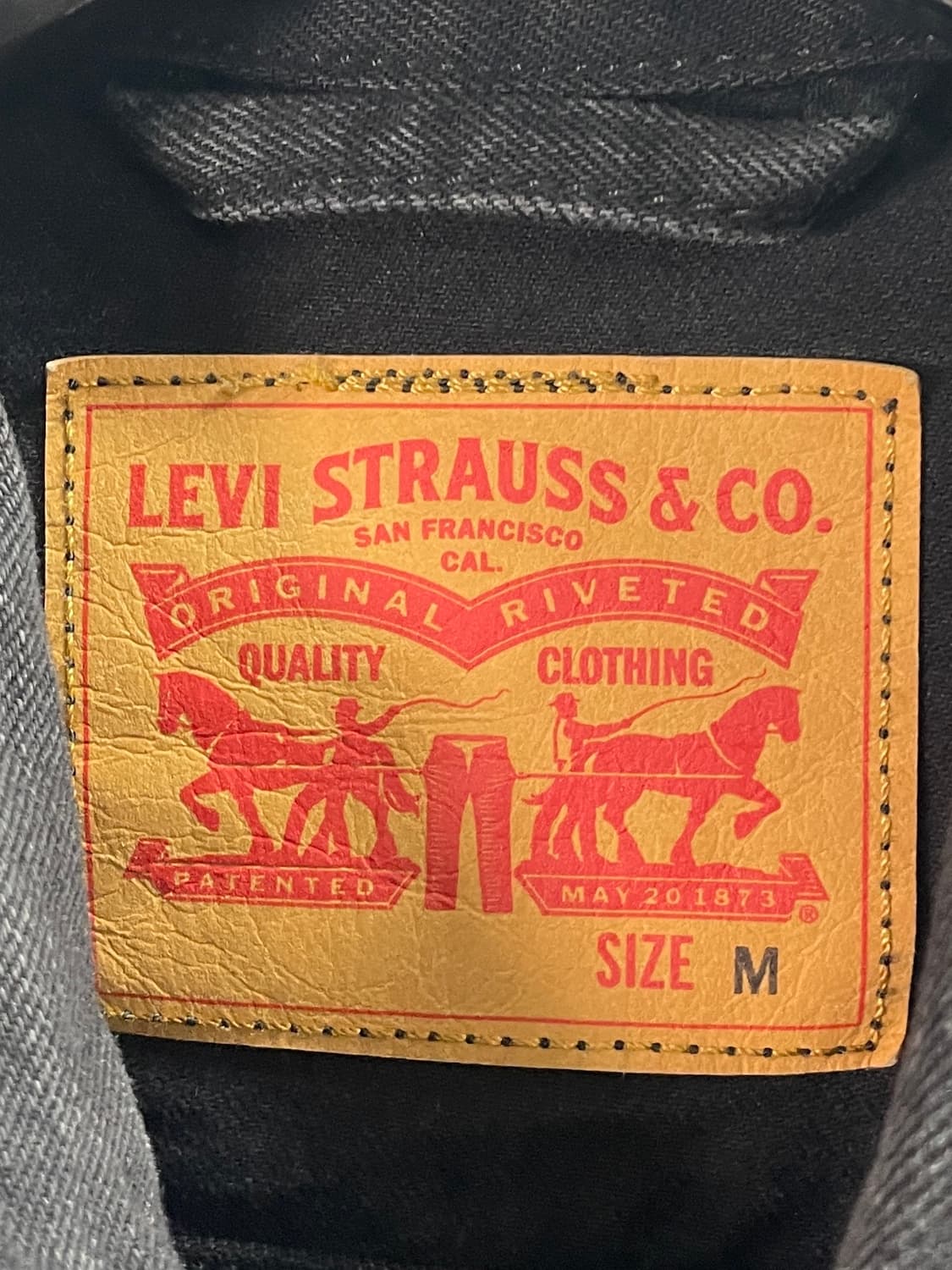 리바이스 3세대 흑청 데님자켓 (on.713)   상품이미지4