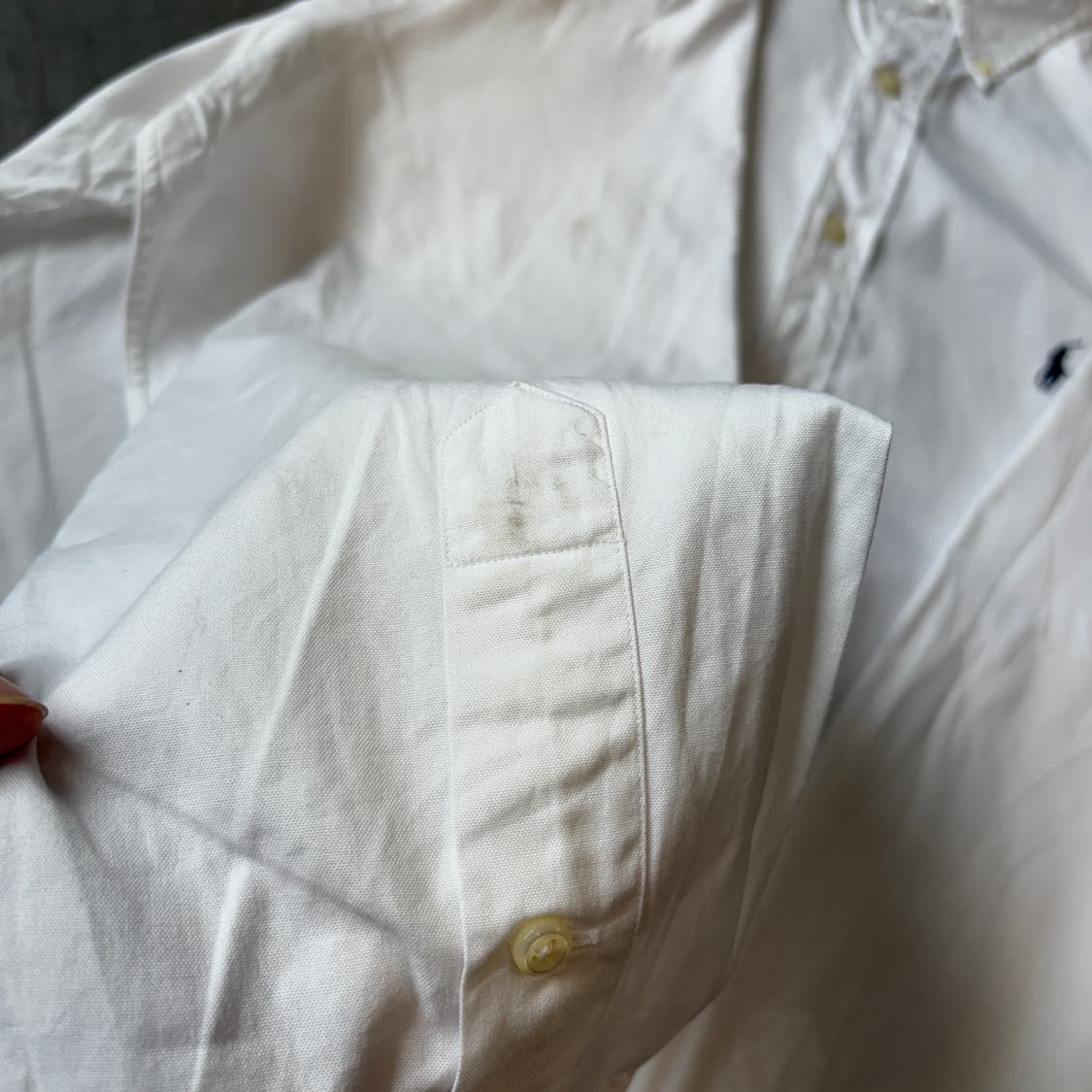 폴로 정품 최신라벨 화이트 클래식 포니 로고 포플린 셔츠 상품이미지7