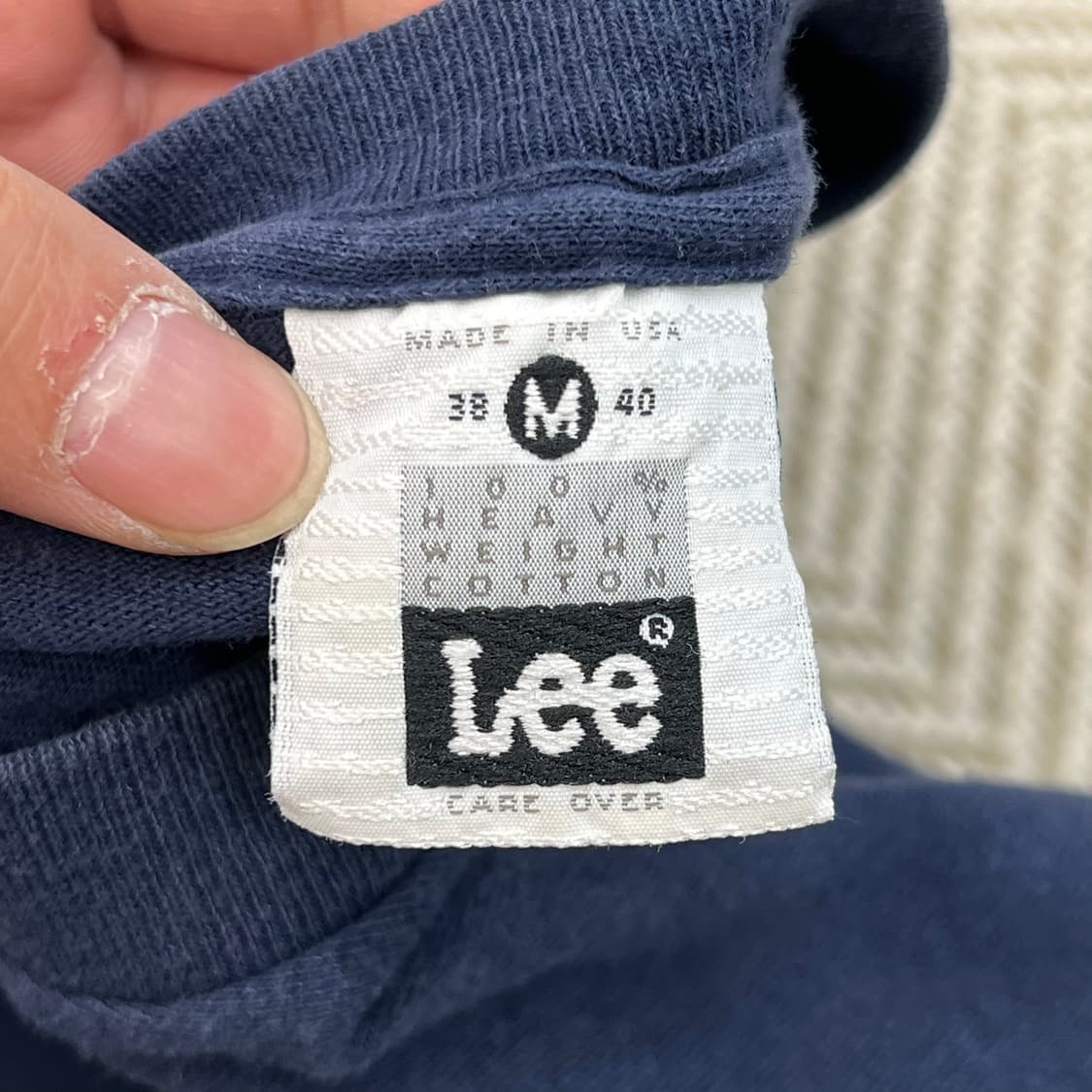 90s 리 로고 반팔티 r3647  상품이미지5