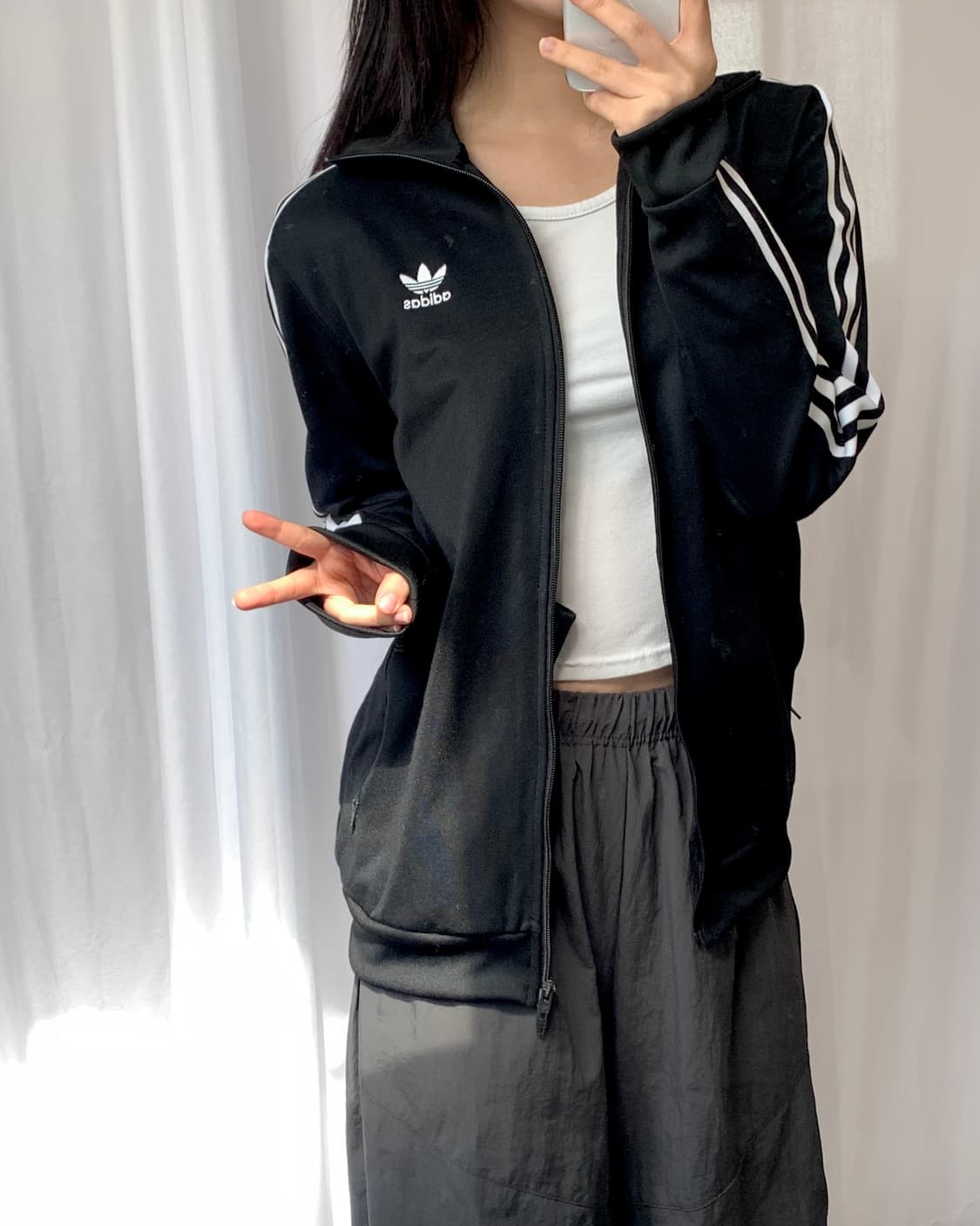 Adidas 아디다스 블랙컬러 베켄바우어 트랙탑   상품이미지3