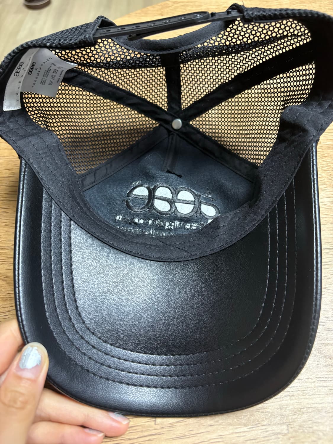 aeae x TREEMINGBIRD 웹로고 메쉬캡(새상품) 상품이미지3