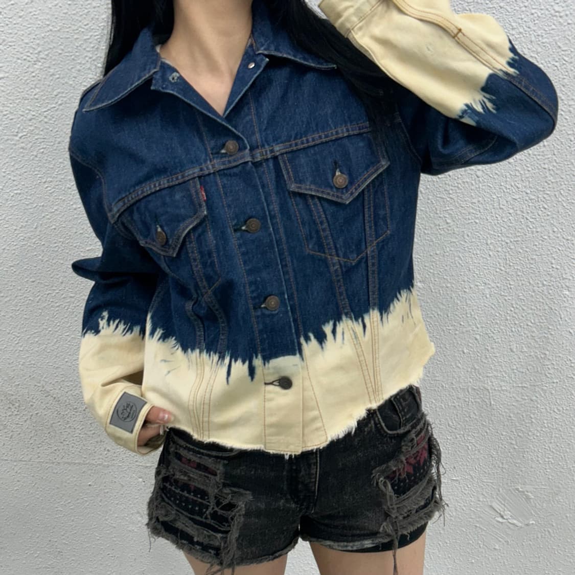 리바이스 japan 타이다이 카라 청자켓 L 상품이미지1