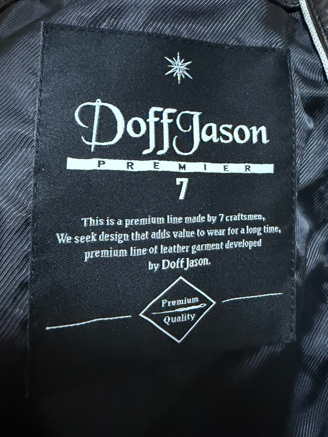 도프제이슨 프리미엄 100 더블라이더 자켓 판매합니다 상품이미지5