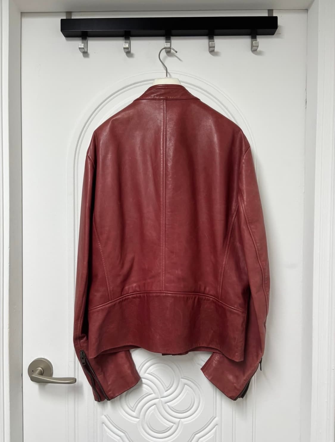 Margiela 5 zip leather moto jacket 상품이미지2