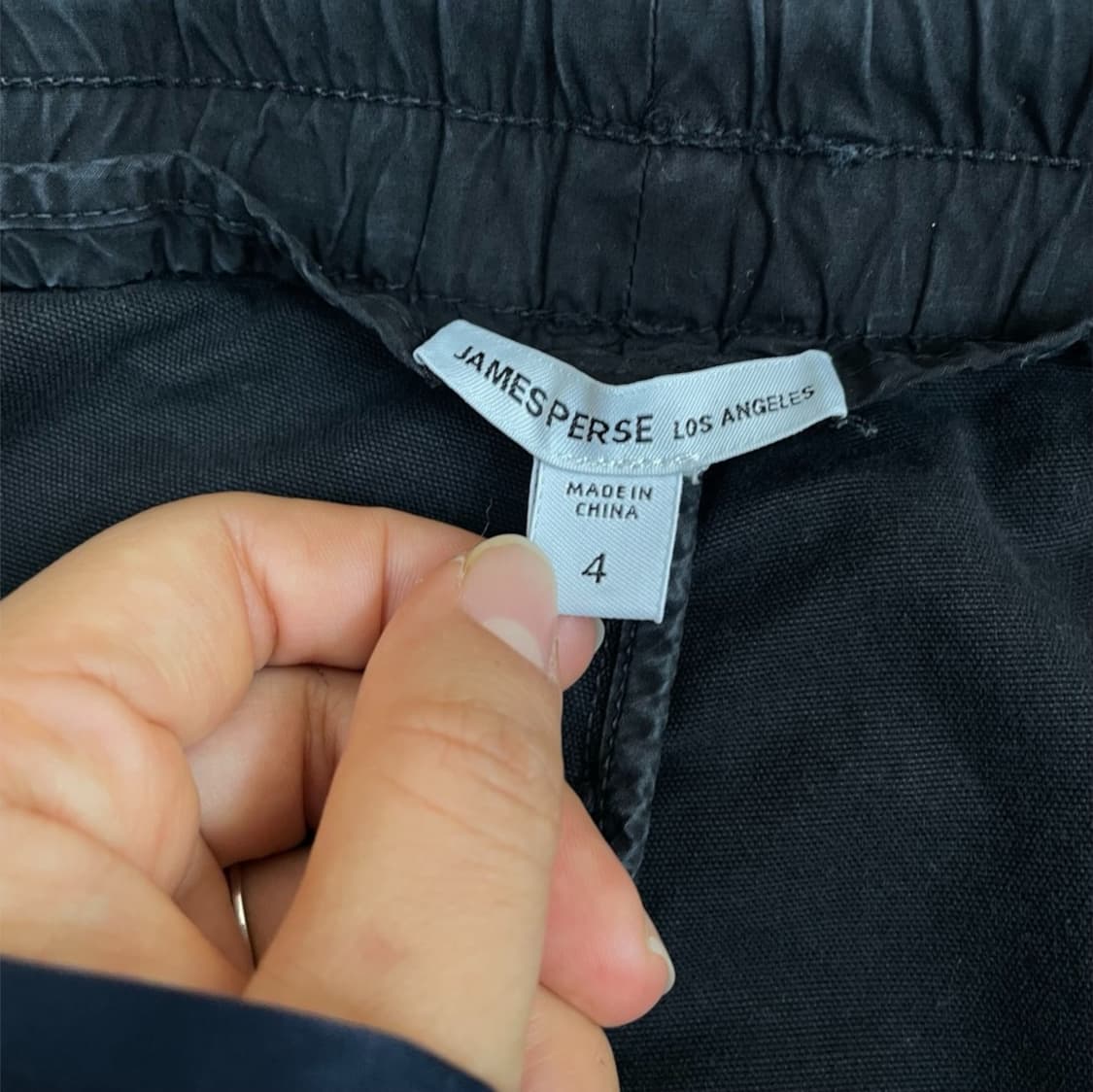 제임스펄스 JAMES PERSE 워시드 블랙 소프트 유틸리티 팬츠 4 상품이미지4