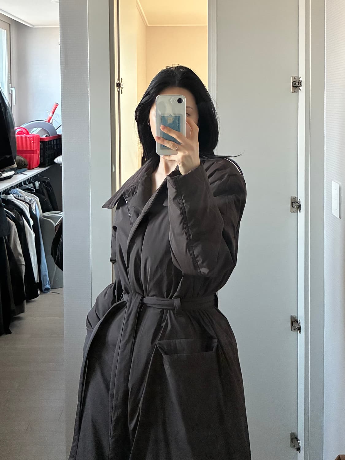 으음키임 롱패딩 상품이미지9