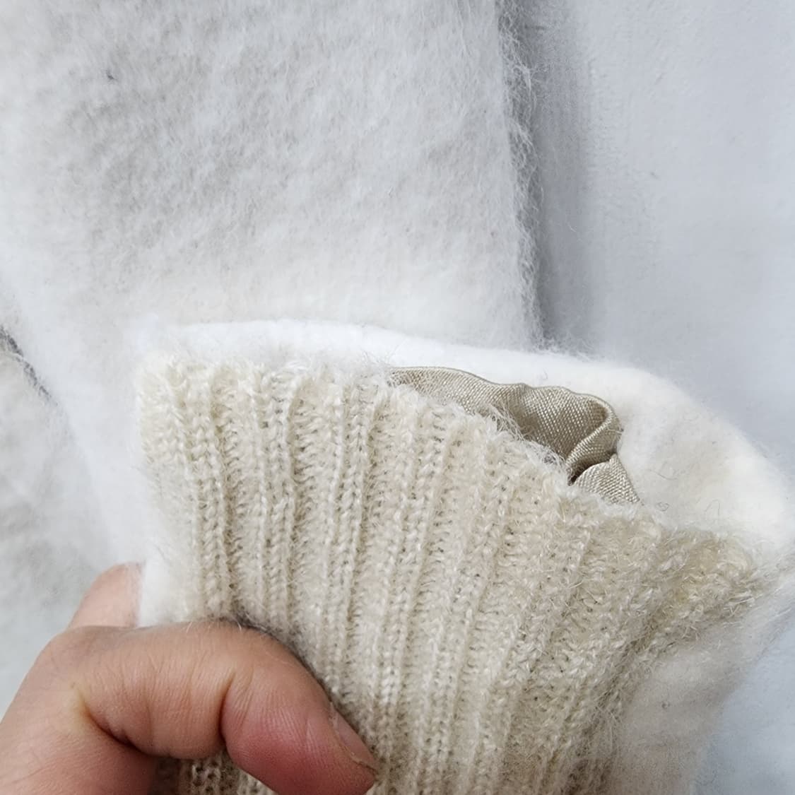 릭오웬스 앙고라 니트집업 이태리42 상품이미지8