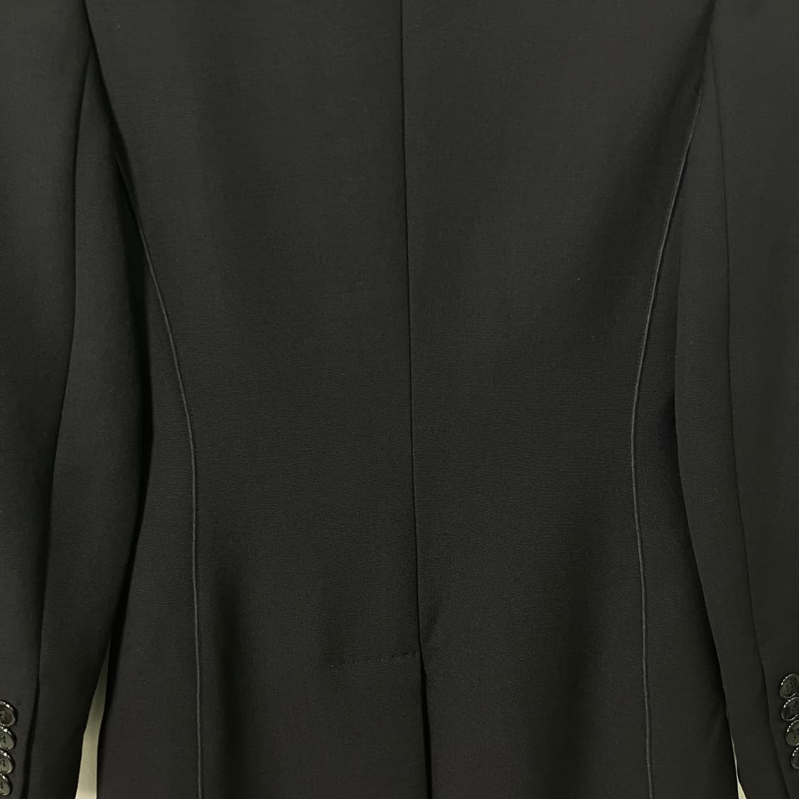 돌체앤가바나 블랙 테일러드 롱코트 36 상품이미지7