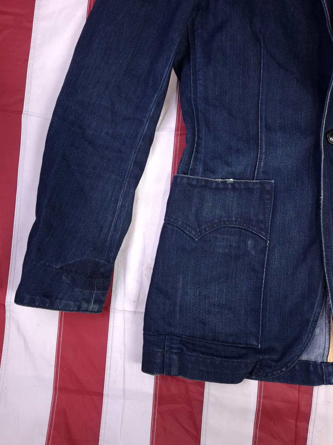 오리지날 일본판 리바이스 레드탭 프리미엄 데님 블레이저 상품이미지6