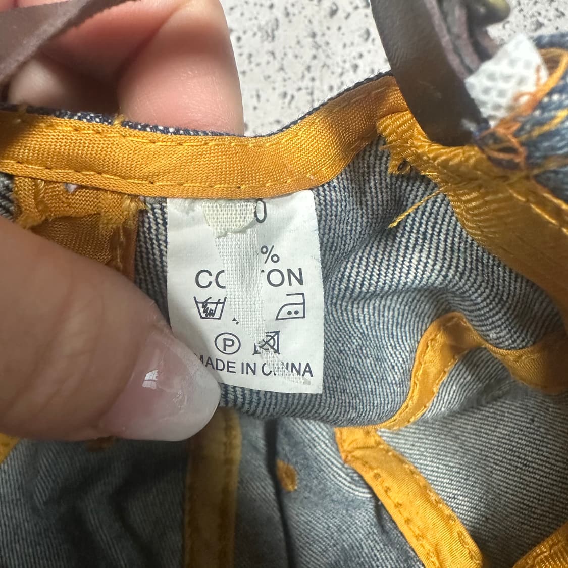 ✨ (바배) 큐빅 데님 볼캡 모자 상품이미지4