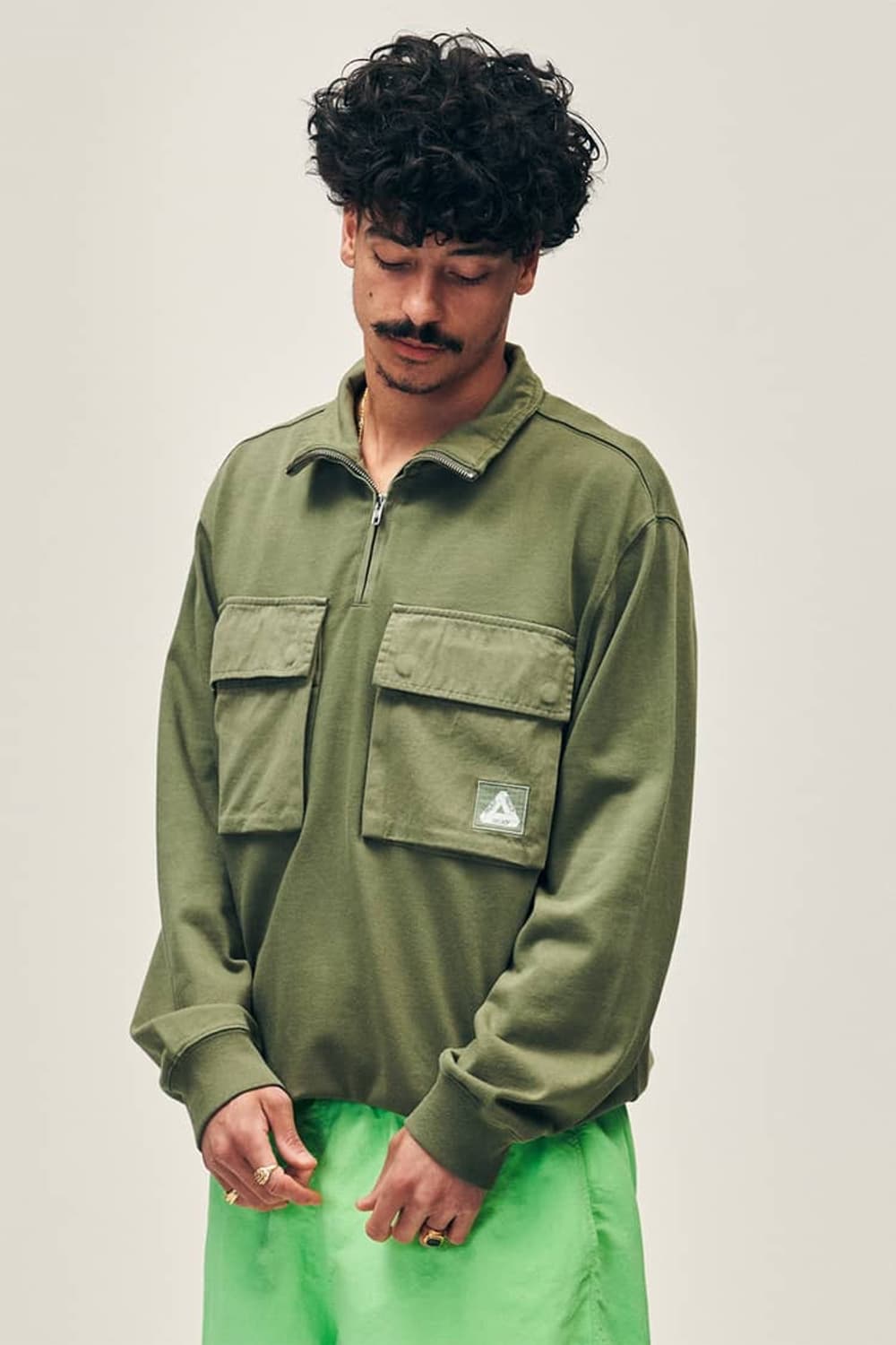 [M] Palace 24SS 워시아웃 퍼넬 그린 상품이미지1