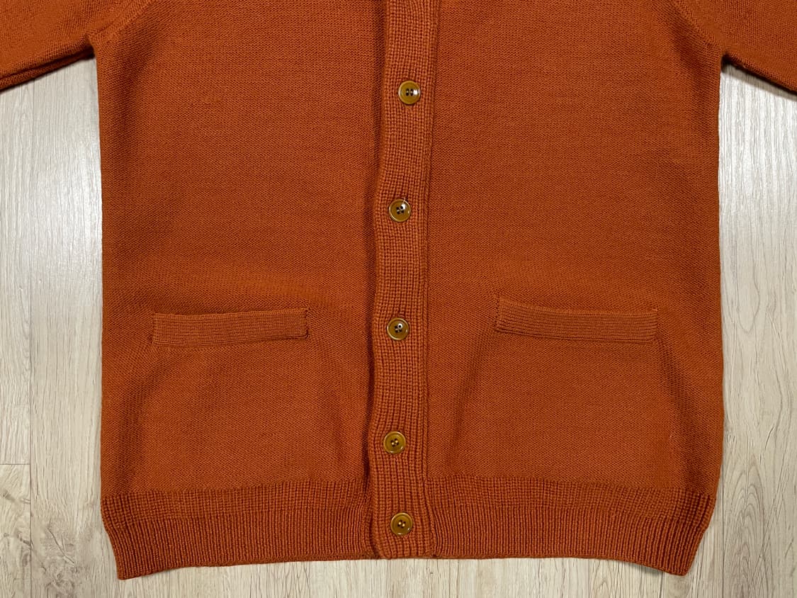 95) 빔즈 숄카라 가디건 다크오렌지 상품이미지6