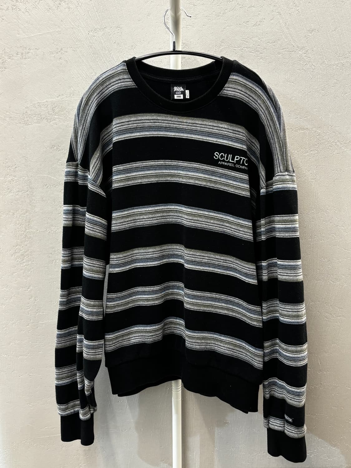 SCULPTOR 스트라이프 맨투맨 티셔츠 XL 상품이미지2