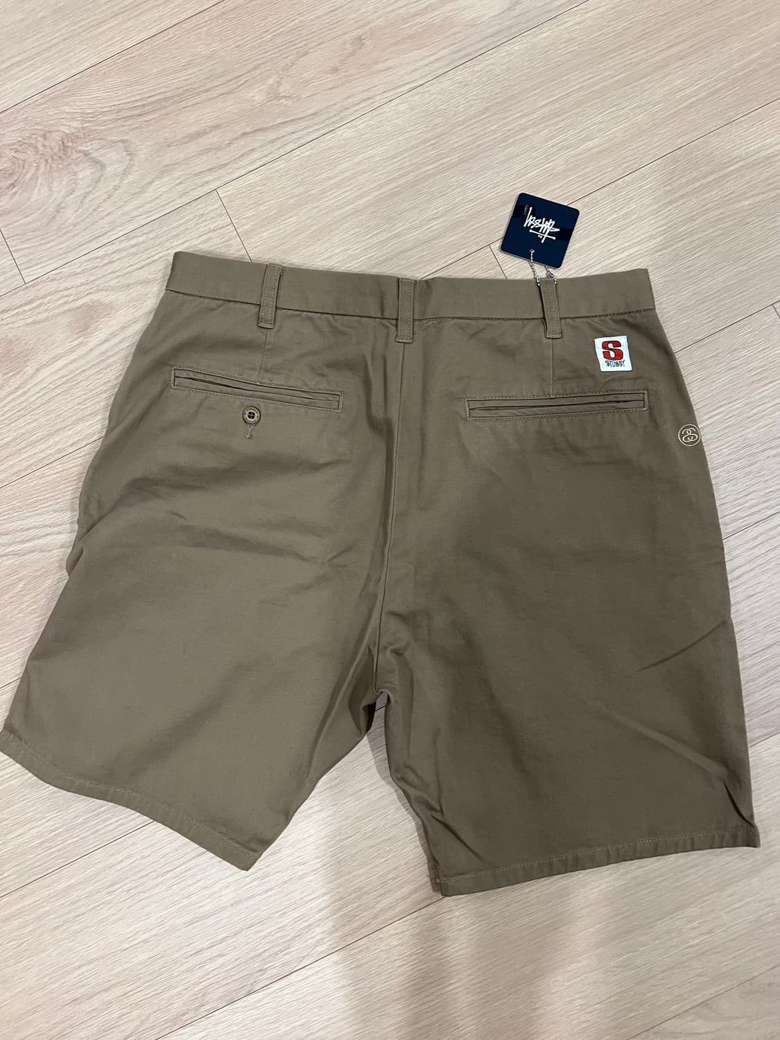 스투시 아카이빙 s로고 워시드 치노 하프팬츠34 상품이미지1