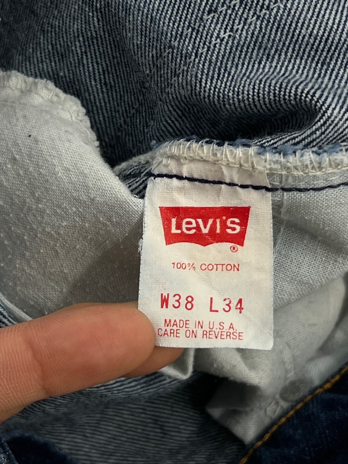 리바이스 80s 517 오렌지 탭 데님 팬츠 / 37 x 34 상품이미지8