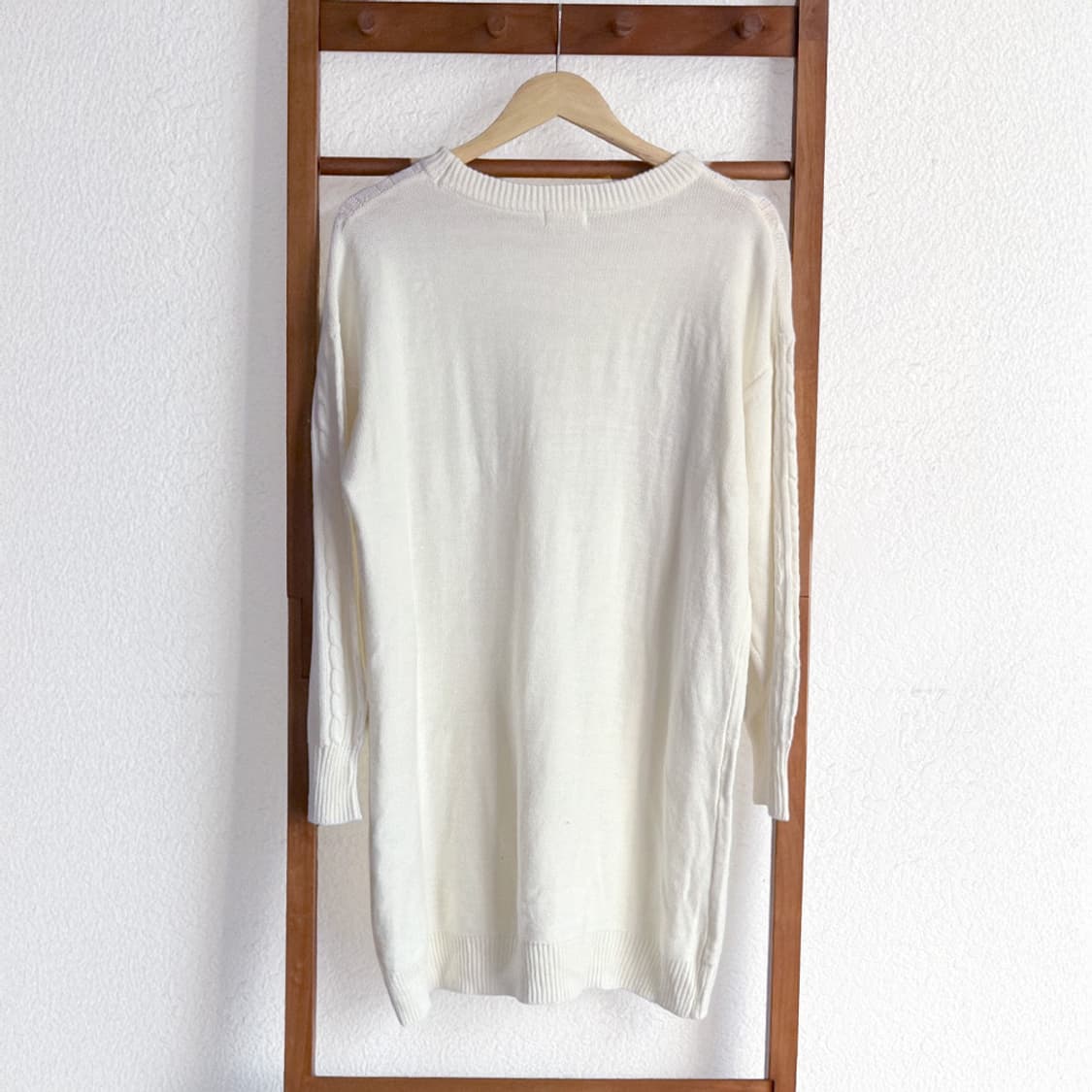 [earth music&ecology] 케이블 니트 원피스 상품이미지8