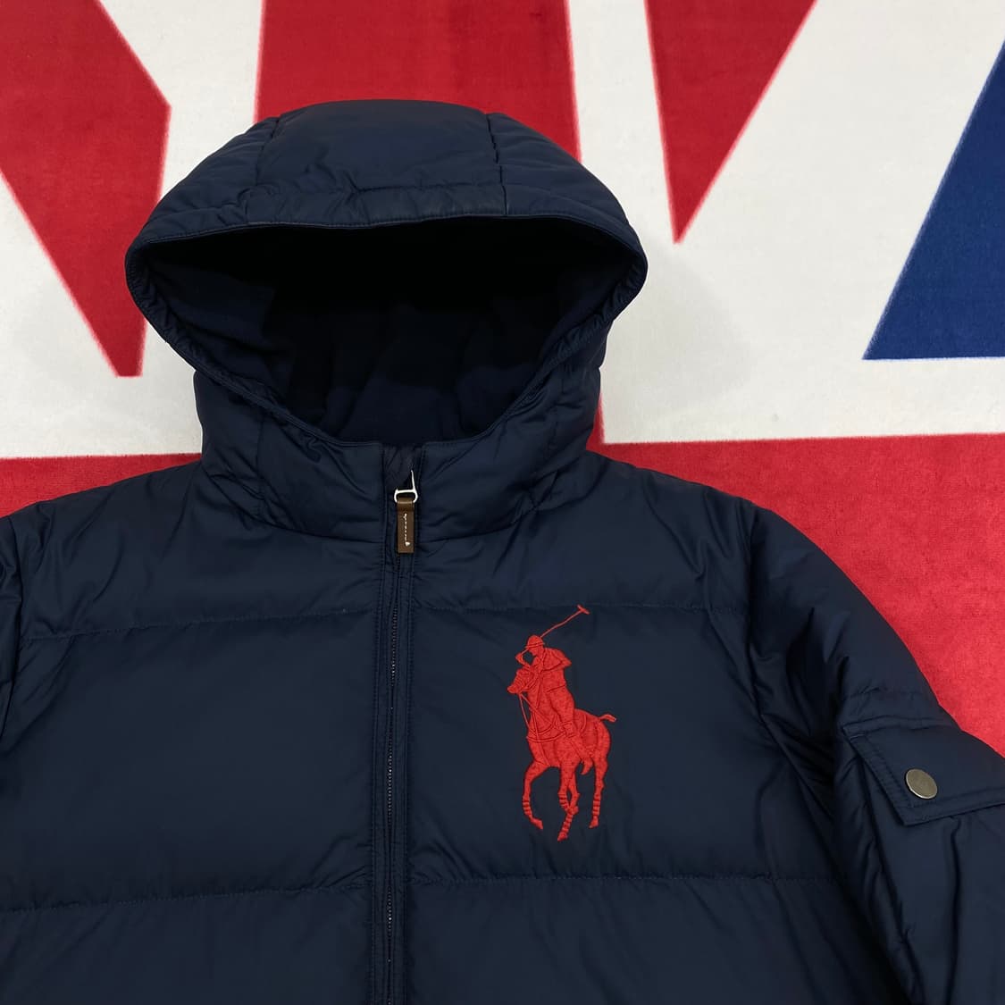 폴로 빅포니패딩 14-16 실측 여성44-55 상품이미지3