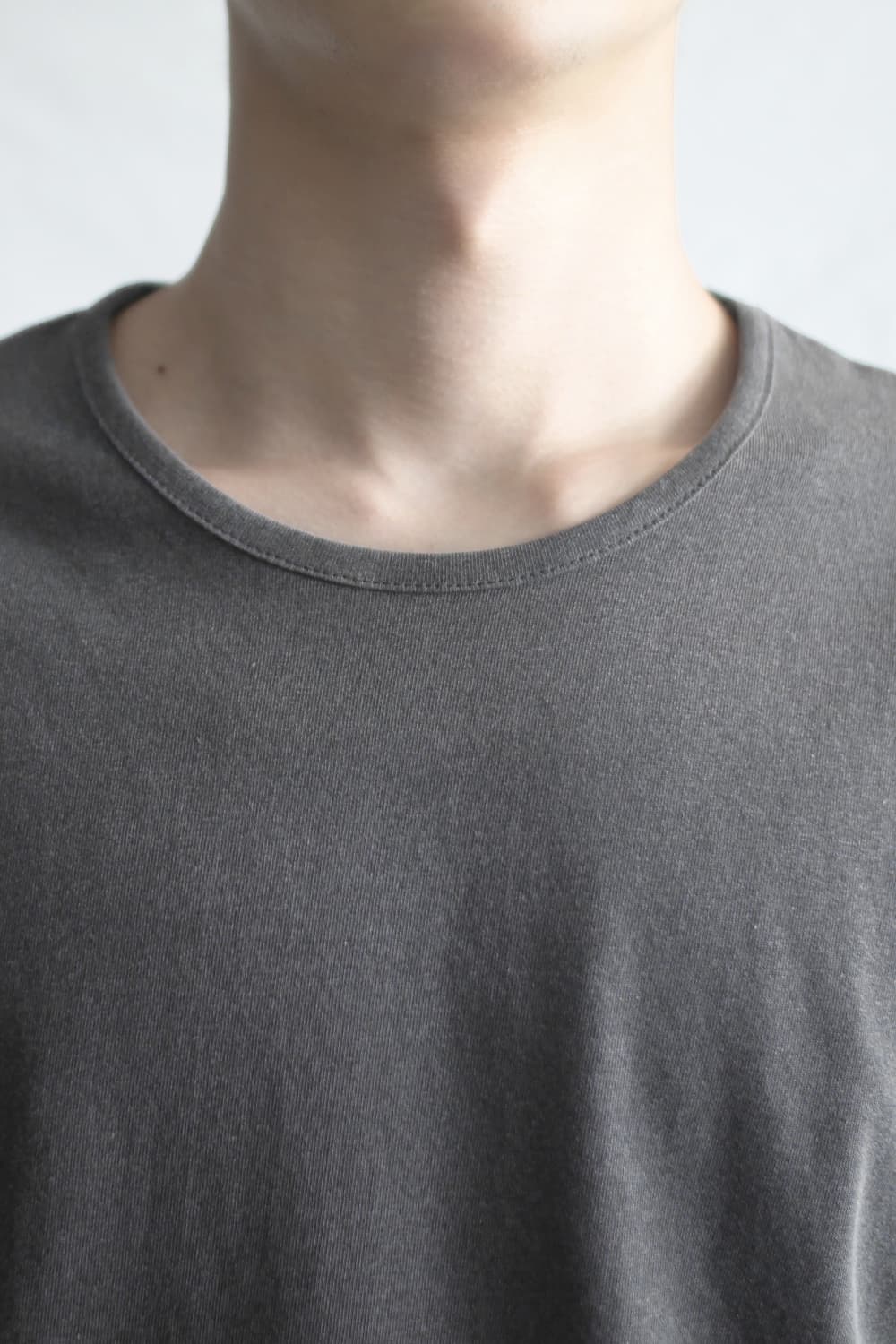 Size 1 )[Les] Brev t-shirt  (Charcoal) 상품이미지5