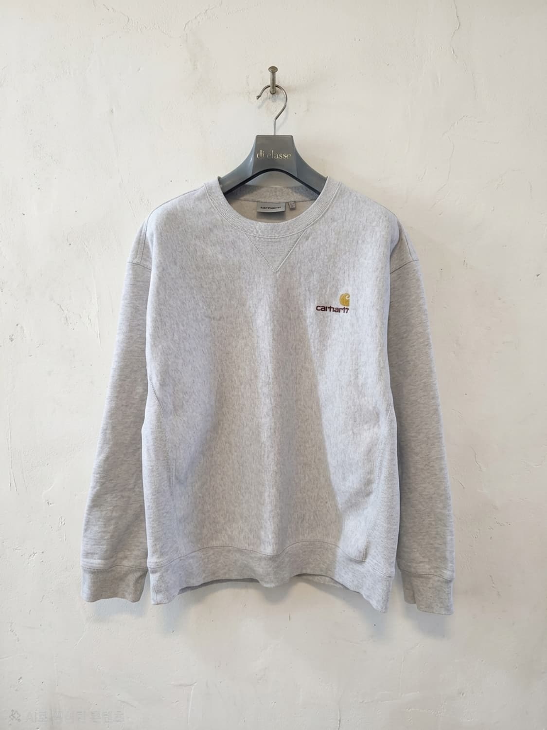 칼하트 WIP 아메리칸 스크리트 맨투매 그레이 L 상품이미지1