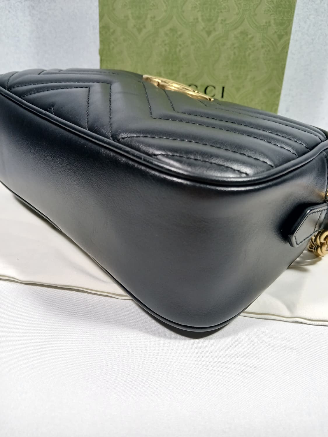 구찌 마몽 마틀라세 크로스백 스몰 447632 상품이미지8