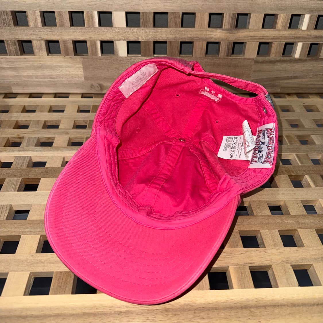 mlb 뉴욕 양키스 네온 핑크 서울 캡 상품이미지4