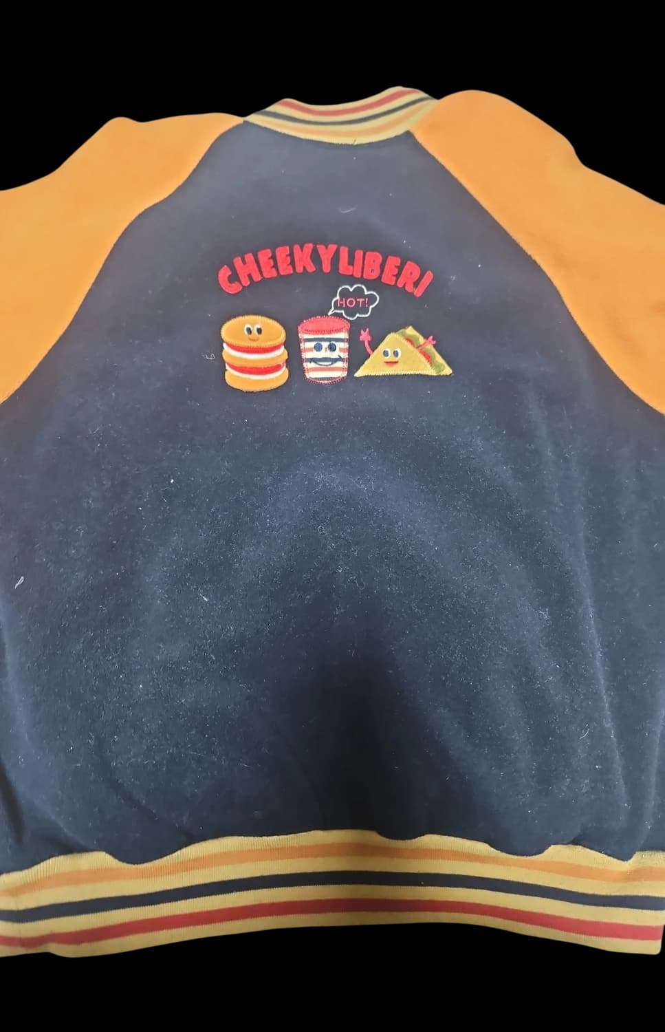 CHEEKYLIBERI 브랜드의 귀여운 야구 점퍼 상품이미지2