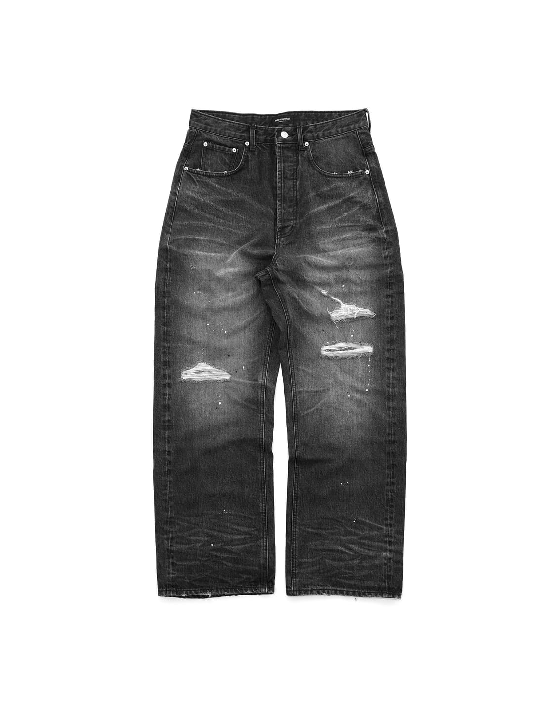 [3] 파프롬왓 파아카이브 빈티지 워시드 진 블랙 상품이미지1