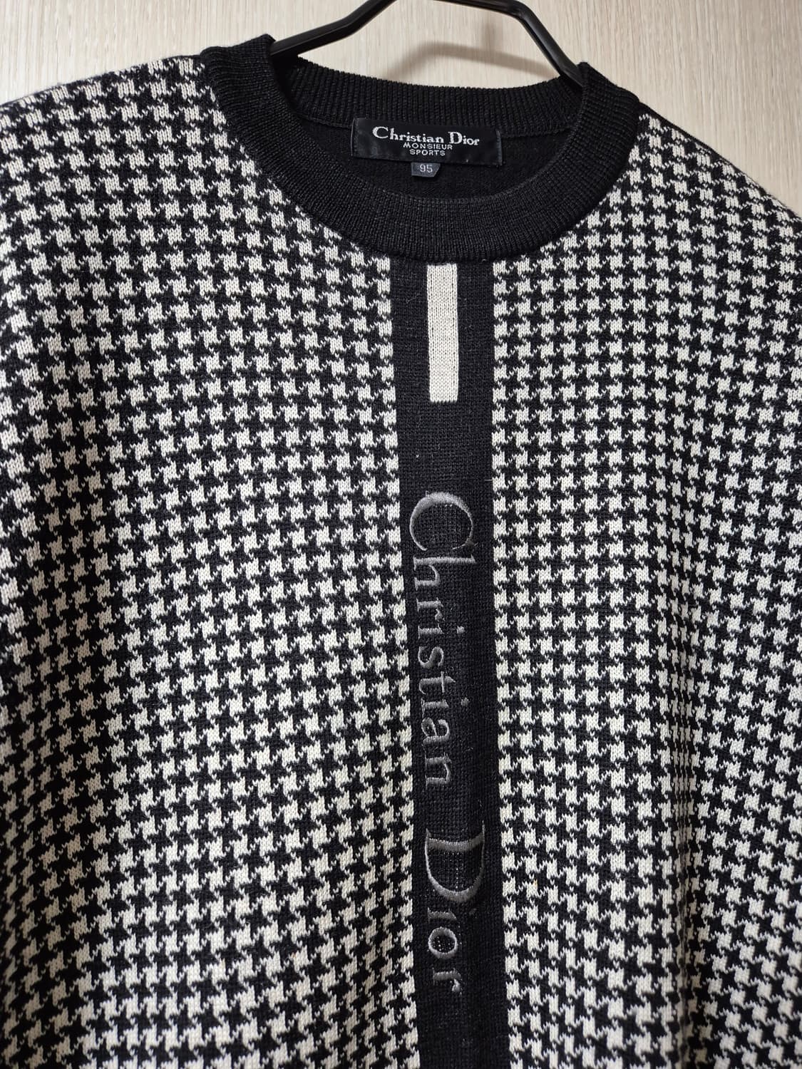 (정품) 크리스찬 디올 90's 멀티 패턴 블랙 니트 95 스웨터 상품이미지2