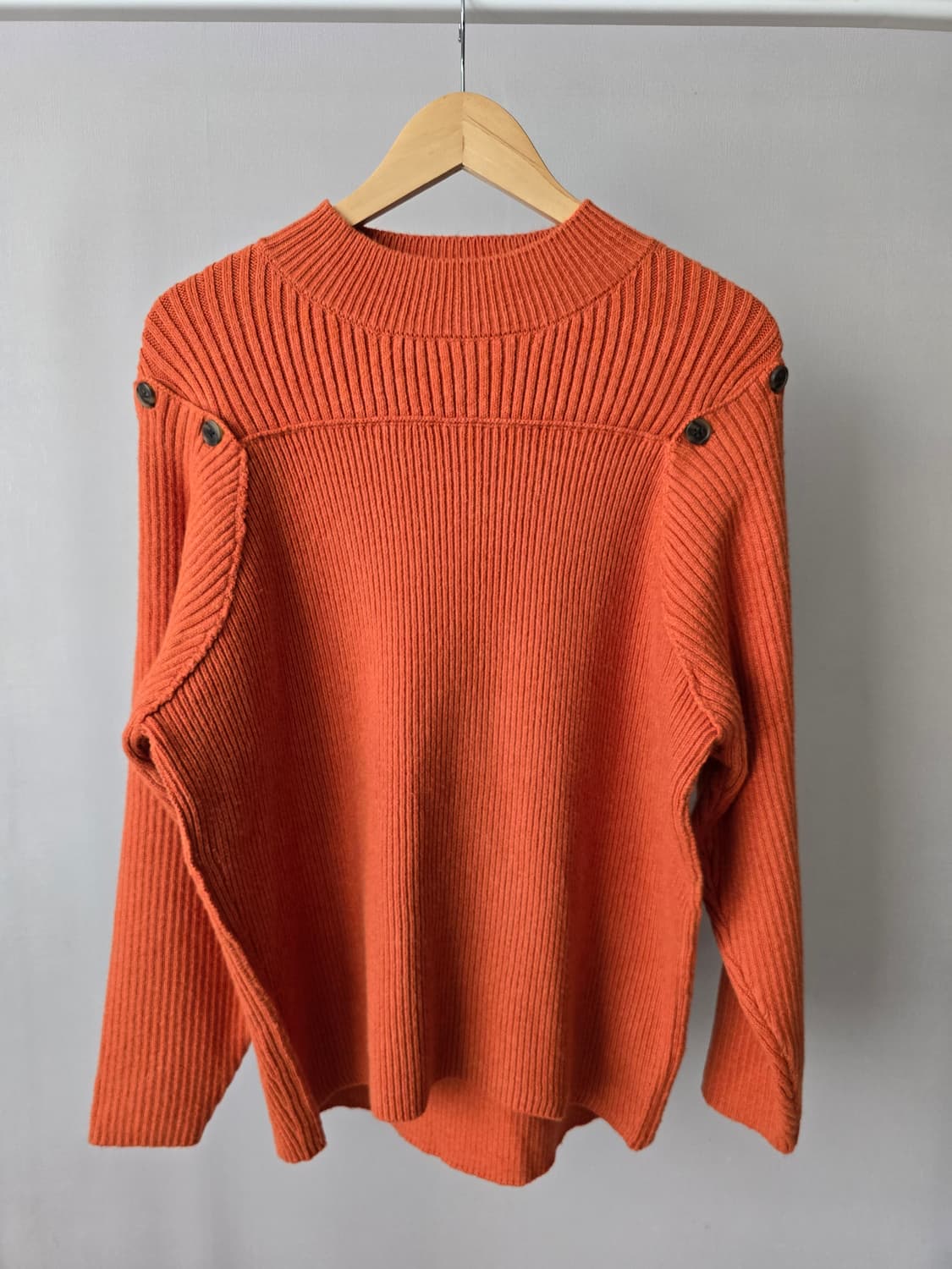 MOUSSY 오픈 숄더 루즈 니트 상품이미지2