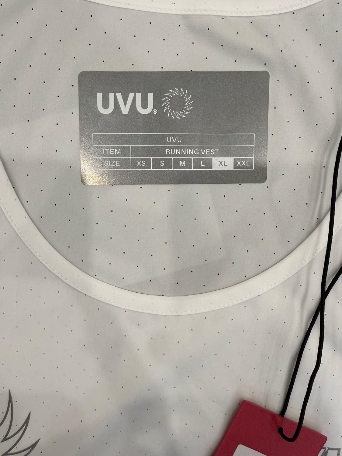 [XL] UVU 런닝 싱글렛 화이트 상품이미지3