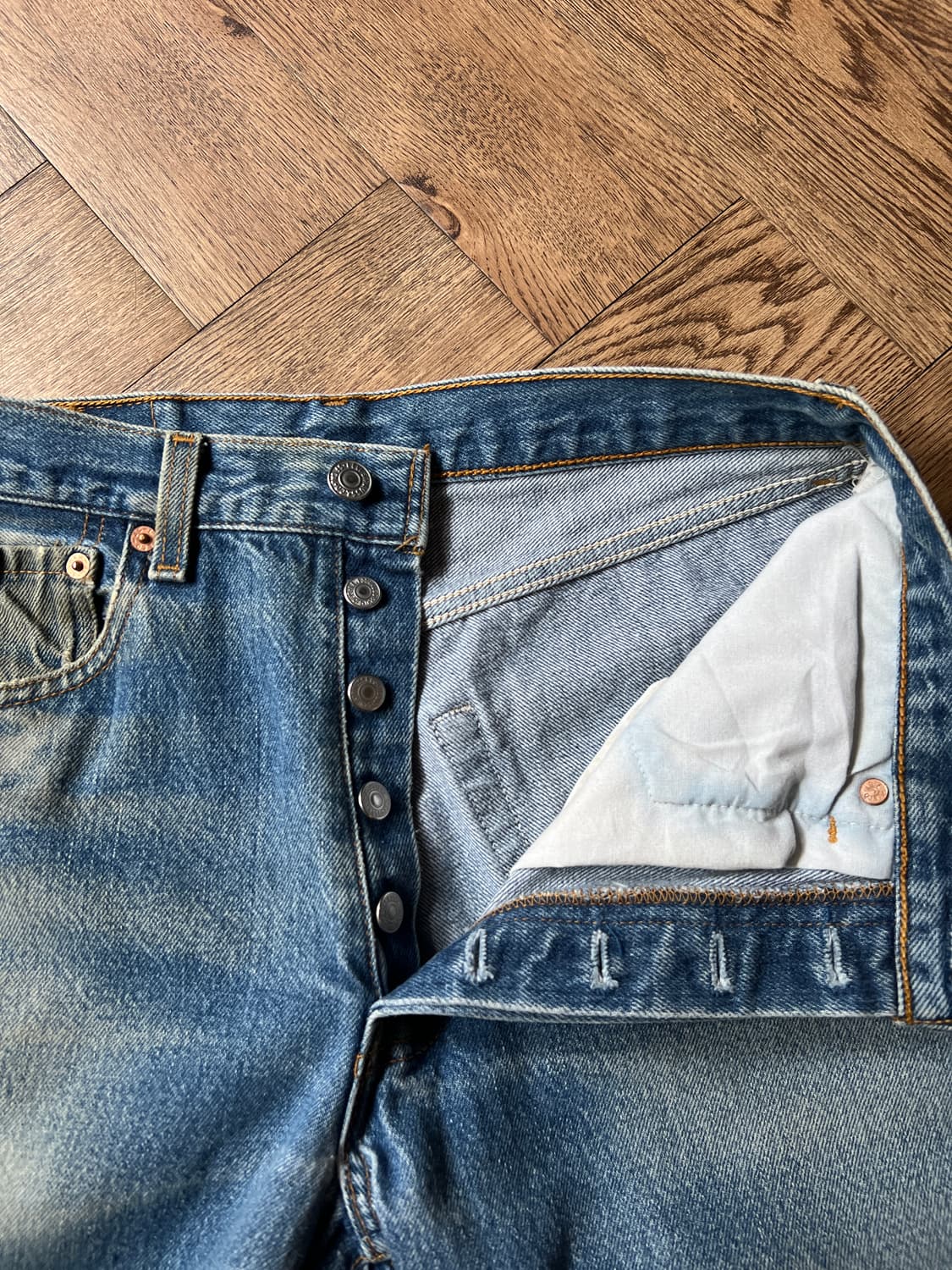 [32]90's 리바이스 501XX Made in USA 데님팬츠 S20 상품이미지6