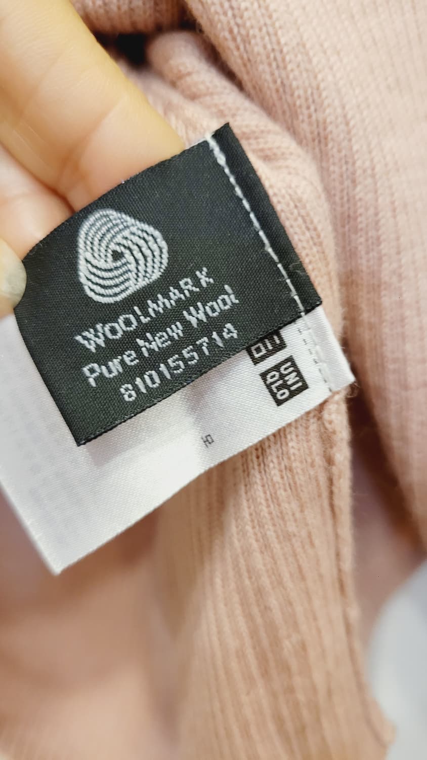 양털뽀글이 포켓 베스트. 유니클로 울100% 골지폴라 상품이미지5