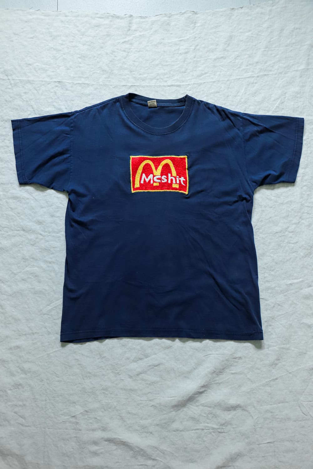 빈티지 90’s Mcshit 맥도날드 패러디 티셔츠 L 상품이미지1