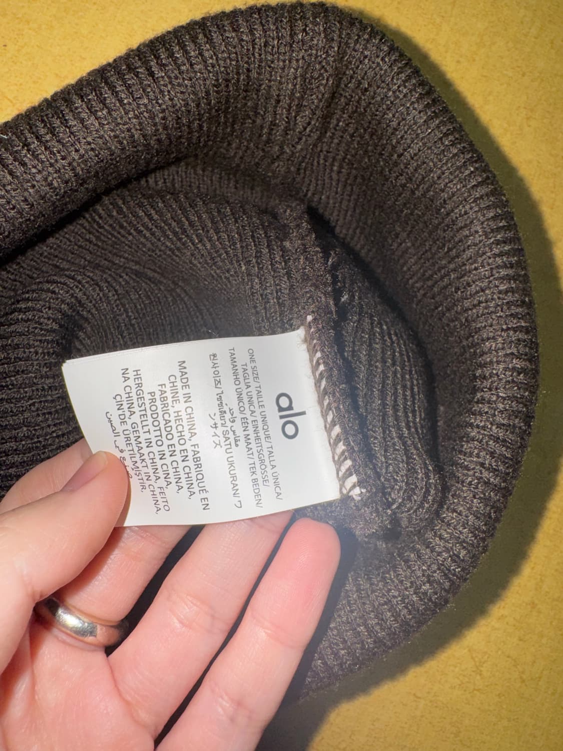 alo 비니 브라운색상 (당일배송) 상품이미지2