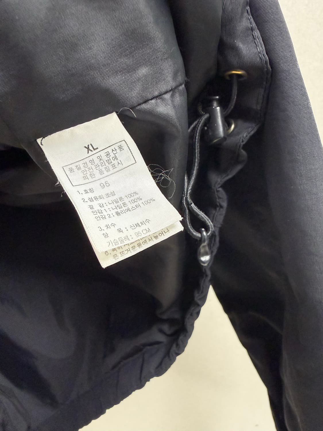 여성 95 xl / 노스페이스 바람막이 블랙 상품이미지5