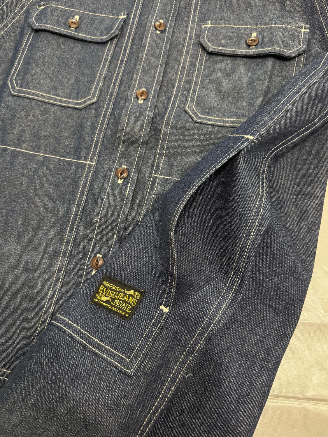 Evisu(에비수) 데님 셔츠 자켓 (105/실사이즈100) 상품이미지3