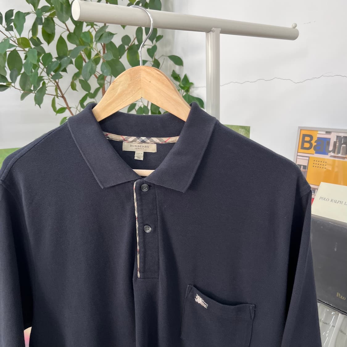 버버리 피케 반팔 카라 티셔츠 XL 상품이미지2