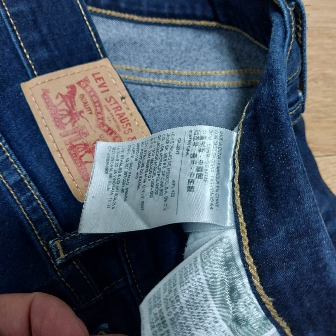 리바이스 여성 28-29 인치 스판청  상품이미지2