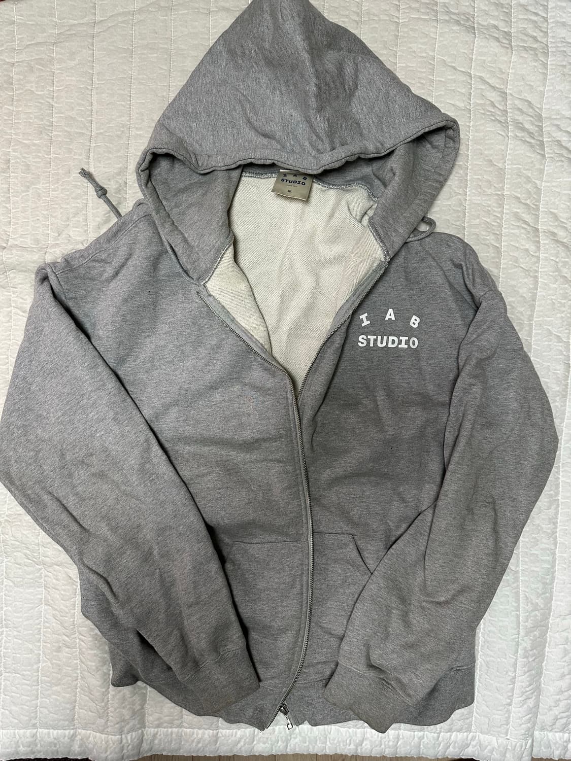 급처!!!!! 아이앱스튜디오 후드집업 그레이 XL 상품이미지1