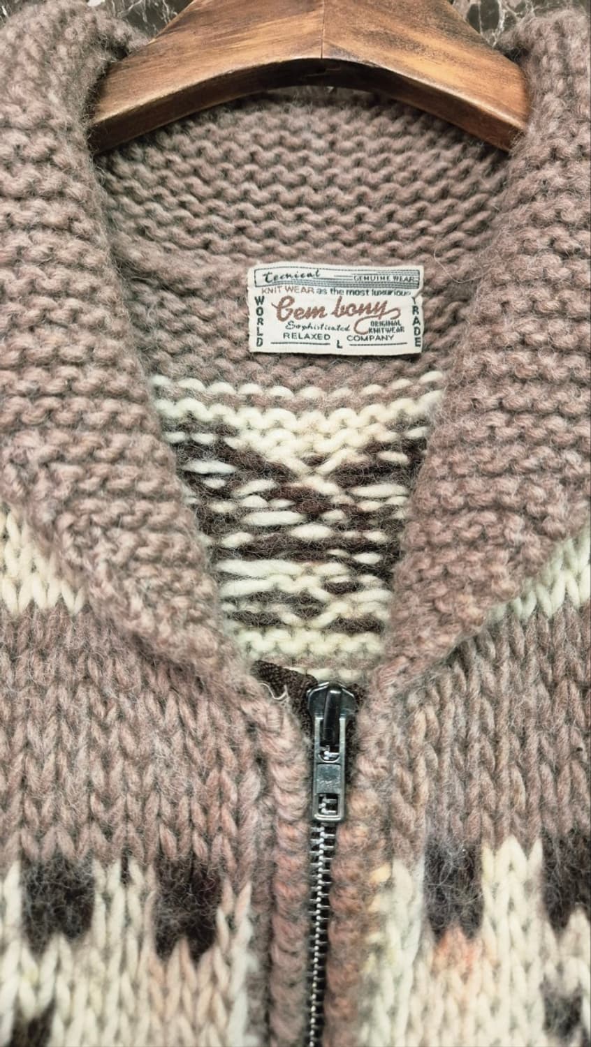 Gem'bonys의 빈티지 캐나다코위찬 스웨터 상품이미지3