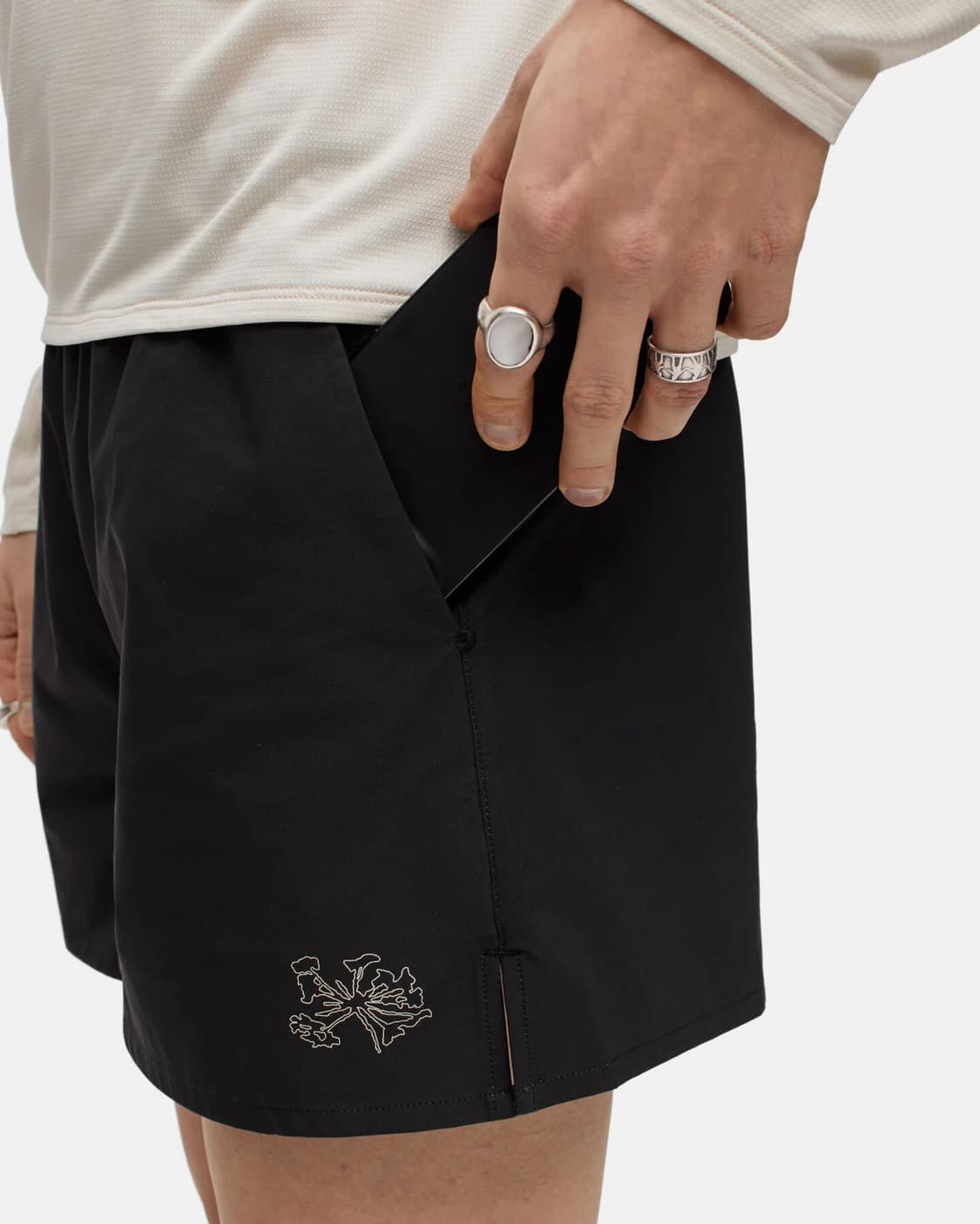 포탈 마르카 라이너 쇼츠 블랙 뷰티 S 상품이미지2